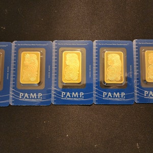 1 Ounce PAMP SUISSE classic style assay.