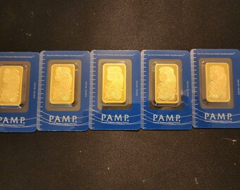 1 Ounce PAMP SUISSE classic style assay.