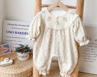 Tenue pour le retour à la maison pour bébé fille Vêtements pour bébé fille Nouveau-né Tenue pour le retour à la maison pour fille nouveau-né Barboteuse pour bébé fille Vêtements pour nouveau-né pour fille