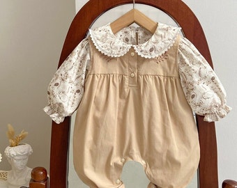 Tenue pour le retour à la maison pour bébé fille Vêtements pour bébé fille Nouveau-né Tenue pour le retour à la maison pour fille nouveau-né Barboteuse pour bébé fille Vêtements pour nouveau-né pour fille