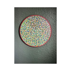 12&quot; Hand-Painted Dot Mandala Wall Art
