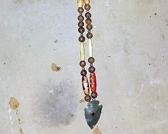 Native American Inspired Arrowhead Necklace