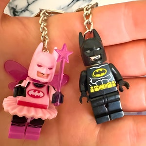 3D Fairy Superhero Mini Figure Keychain, Personalized Backpack Accessory, Gifts For Him, Keychain Accessories Bild 1