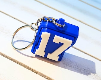 Llavero de búfalo de fútbol: Fidget Clicker de la suerte de búfalo