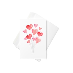 Palloncini a forma di cuore, biglietto coreano Saranghaeyo