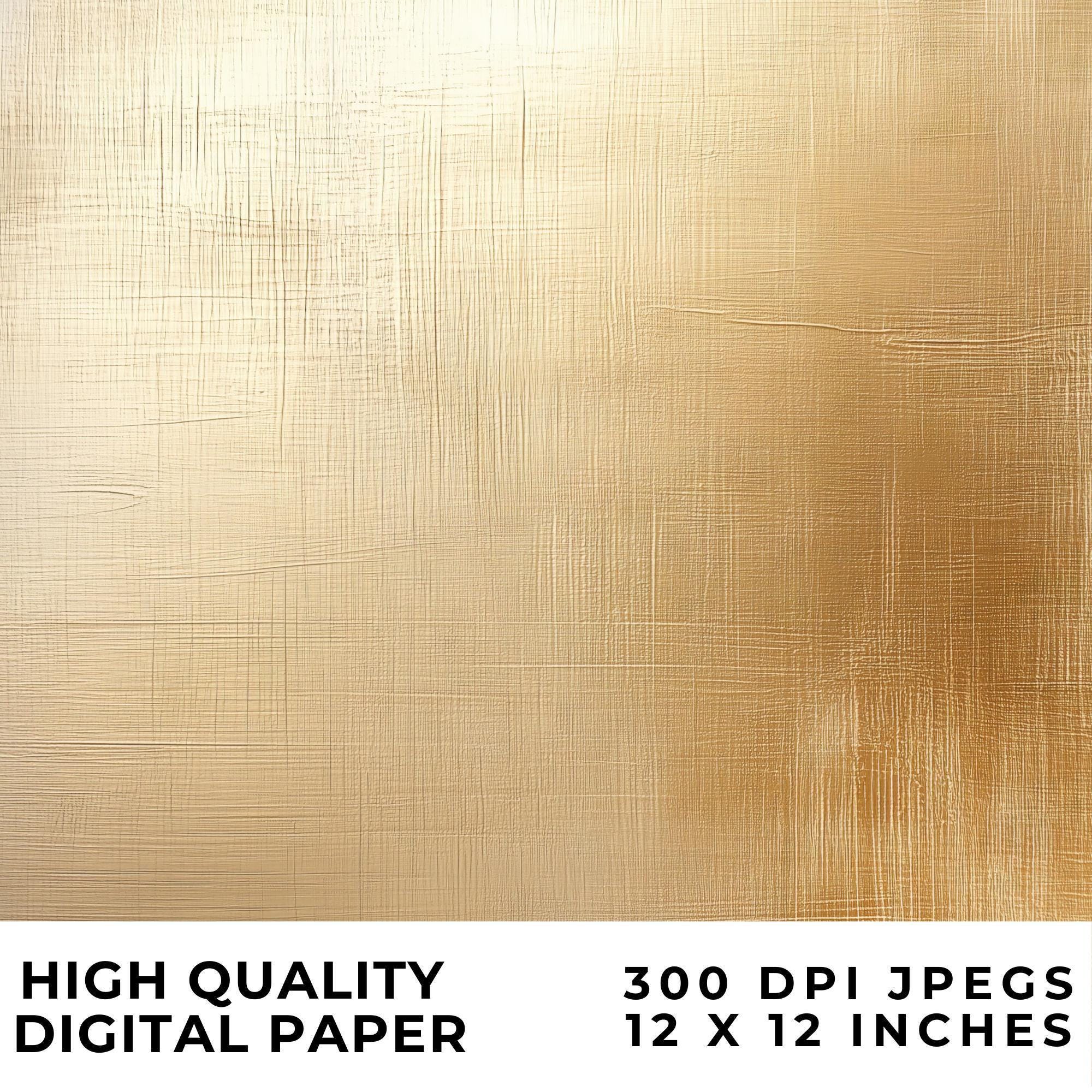 Gold Foil Texture Digital Paper, Instant Download, Luxury Backgrounds ...