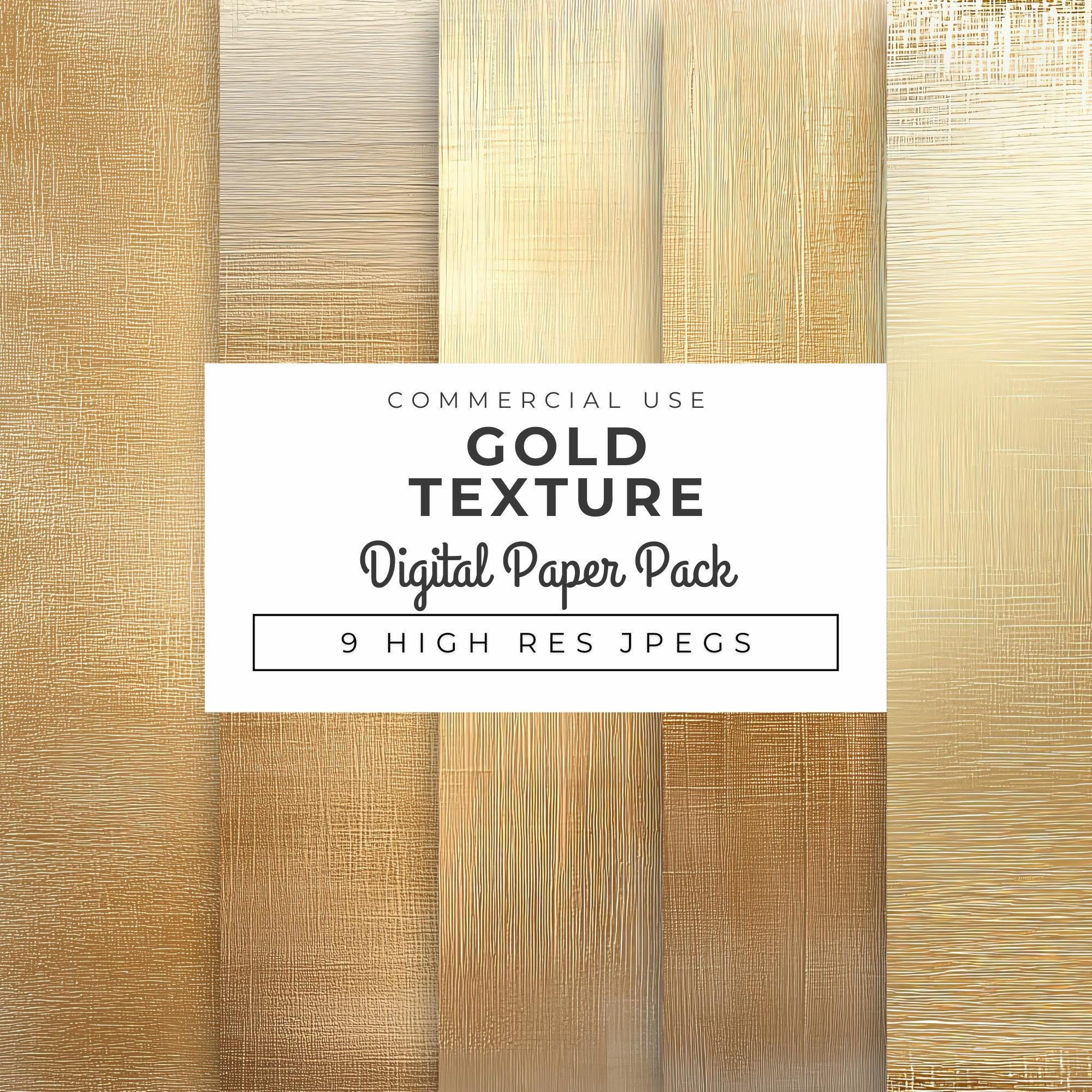 Gold Foil Texture Digital Paper, Instant Download, Luxury Backgrounds ...