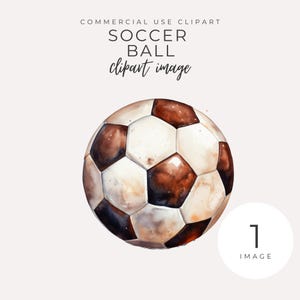 Aquarell Fußball Clipart, SOFORTIGER DOWNLOAD Fußball Sport Grafik, kommerzielle Nutzung, transparenter Png, Kinderparty lädt ein