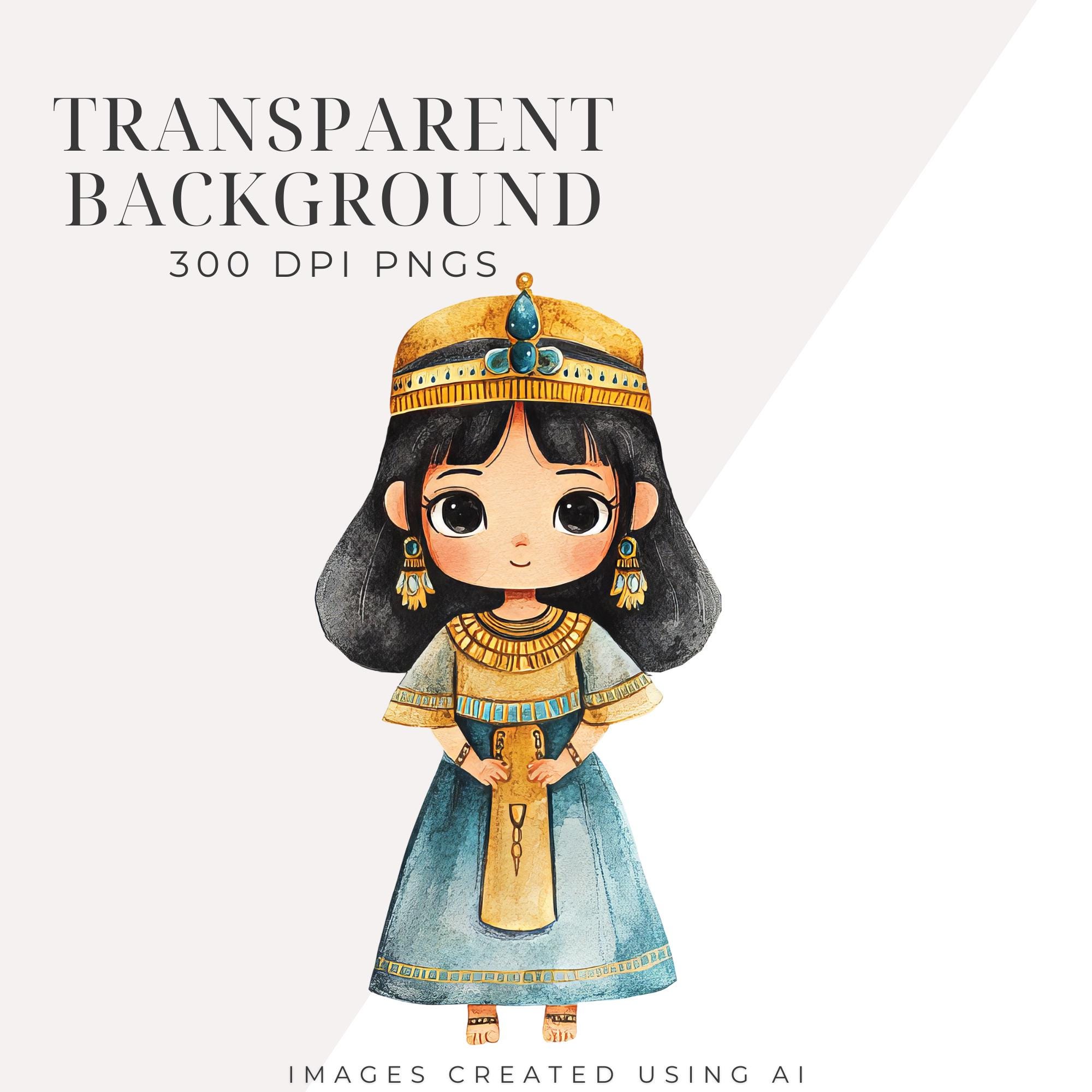 Watercolor Ancient Egypt Clipart INSTANT DOWNLOAD Pharaohs, Pyramids ...