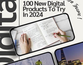 100 New Digital Products To Try In 2024 |Digital Products to Sell | Digital Product Ideas| Side Hustle Ideas| Make Easy Money Online