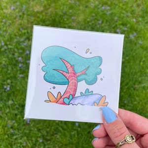 Wald-Wand-Kunst, 4 "x 4" Mini-Druck, Cottage Core Baum Wand-Dekor, Fee Kern, die Cottage-Fee, verzauberte Wald Boho Wand-Dekor, Wald-Kunst