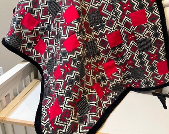 Southwest Cozy Blanket - homemade 44"x54"