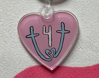 T4T Heart Keychain