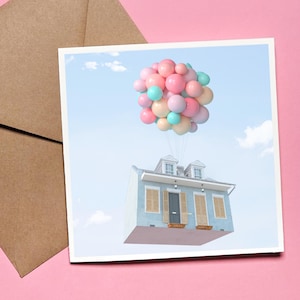 Carte Postale Poétique | Illustration Surréaliste | Carte anniversaire | Carte Artistique Poétique Fait Main