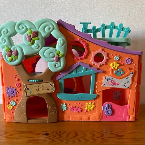 LPS Orange Clubhouse Playset Littlest Pet Shop House Etsy
