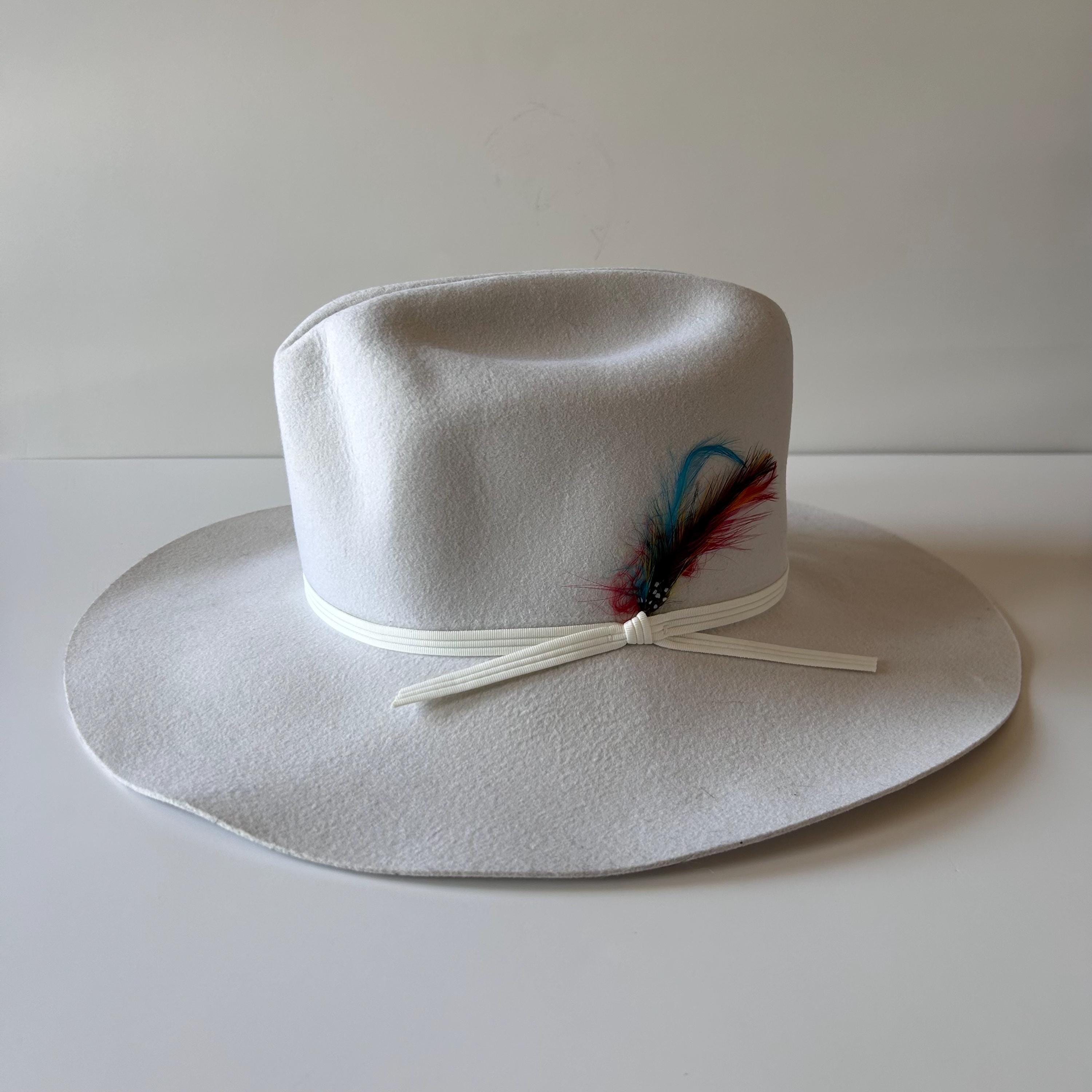 Chapeau Cowboy Authentique vert - Laine Mérinos - Le Bob