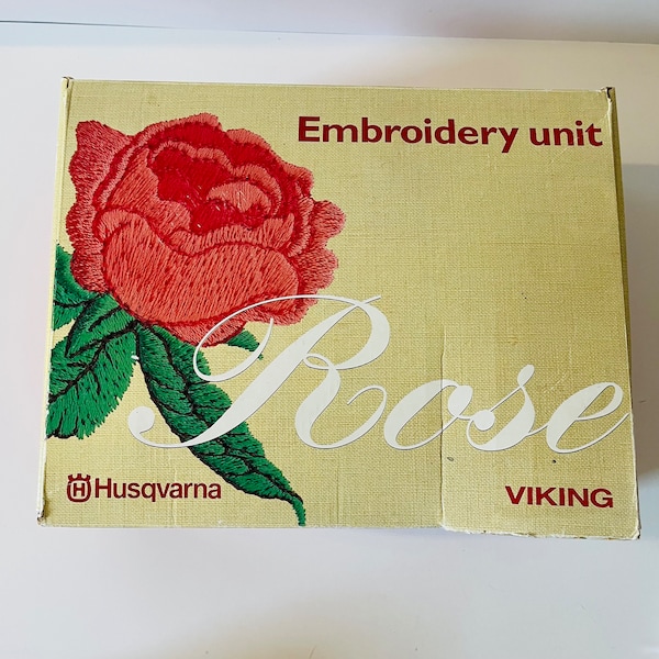 Husqvarna Rose Embroidery Unit Etsy