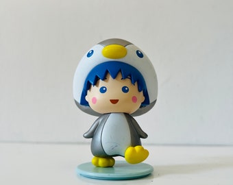 Langbowang X Chibi Maruko Aquarium Ocean Penguin Figure