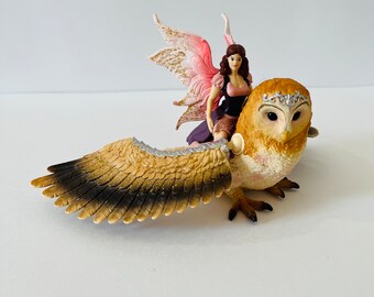 Retired Schleich Bayala Fantasy Characters Riding Fairies Elves Owl Imaginary Play Elf Toys