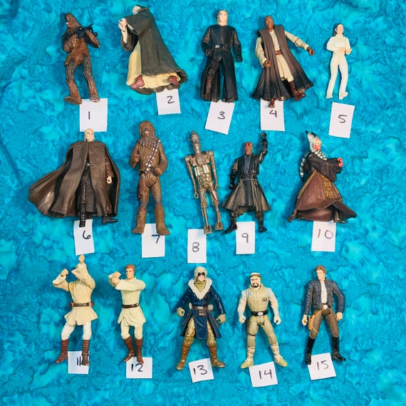 41 Star Wars Action Figure Pick Your Own Pick A Piece Chewbacca Yoda Luke  Skywalker C3P0 R2D2 Hans Solo 