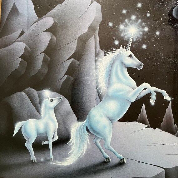 Vintage Andy Mack Unicorn Art Celestial Watch Andy Mack 1981