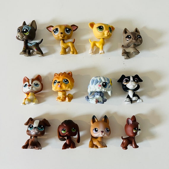 Littlest pet shop toys LPS dogs and cats Customized toy for girls  collection toy