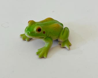 Retired Schleich 14407 Green Frog Wildlife Collectible PVC Toy Animals Diorama