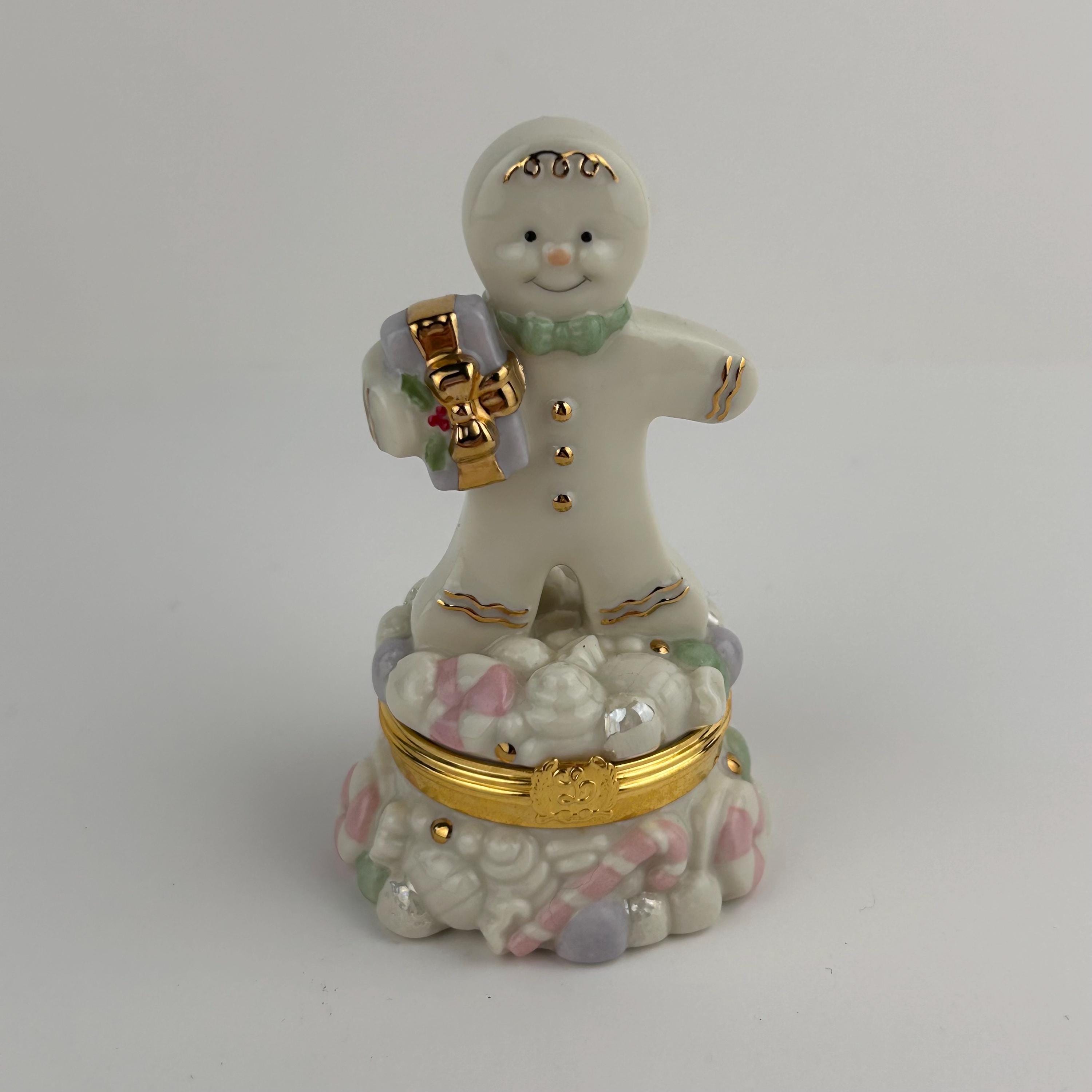Vintage Lenox Treasures Gingerbread Man A Sweet Surprise