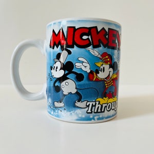 ヴィンテージ ウォルト ディズニー プロダクション ミッキー スルー ザ イヤーズ コーヒー カップ ティー マグ