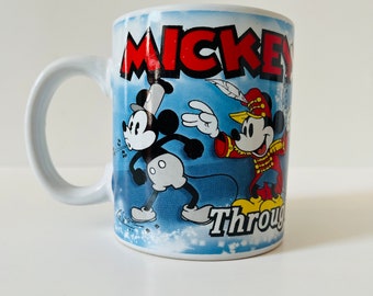 ヴィンテージ ウォルト ディズニー プロダクション ミッキー スルー ザ イヤーズ コーヒー カップ ティー マグ