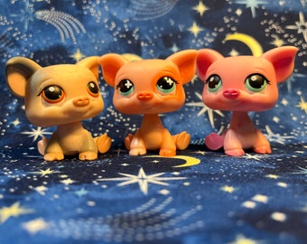 LPS Littlest Pet Shop Pigs - Set of Three Cute LPS Piglets