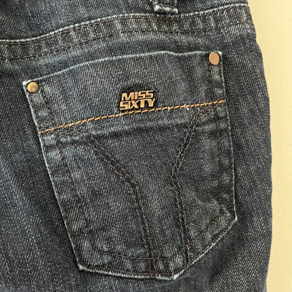 Vintage Y2K Miss Sixty Low Rise Bottom Zip Jeans … - image 6