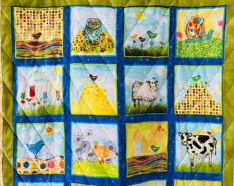 ★お値下げ⭐アンティーク刺繍の手縫いキルト　59⑤ ☆お値下げ⭐アンティーク刺繍の手縫いキルト 59⑤ ☆お値下げ