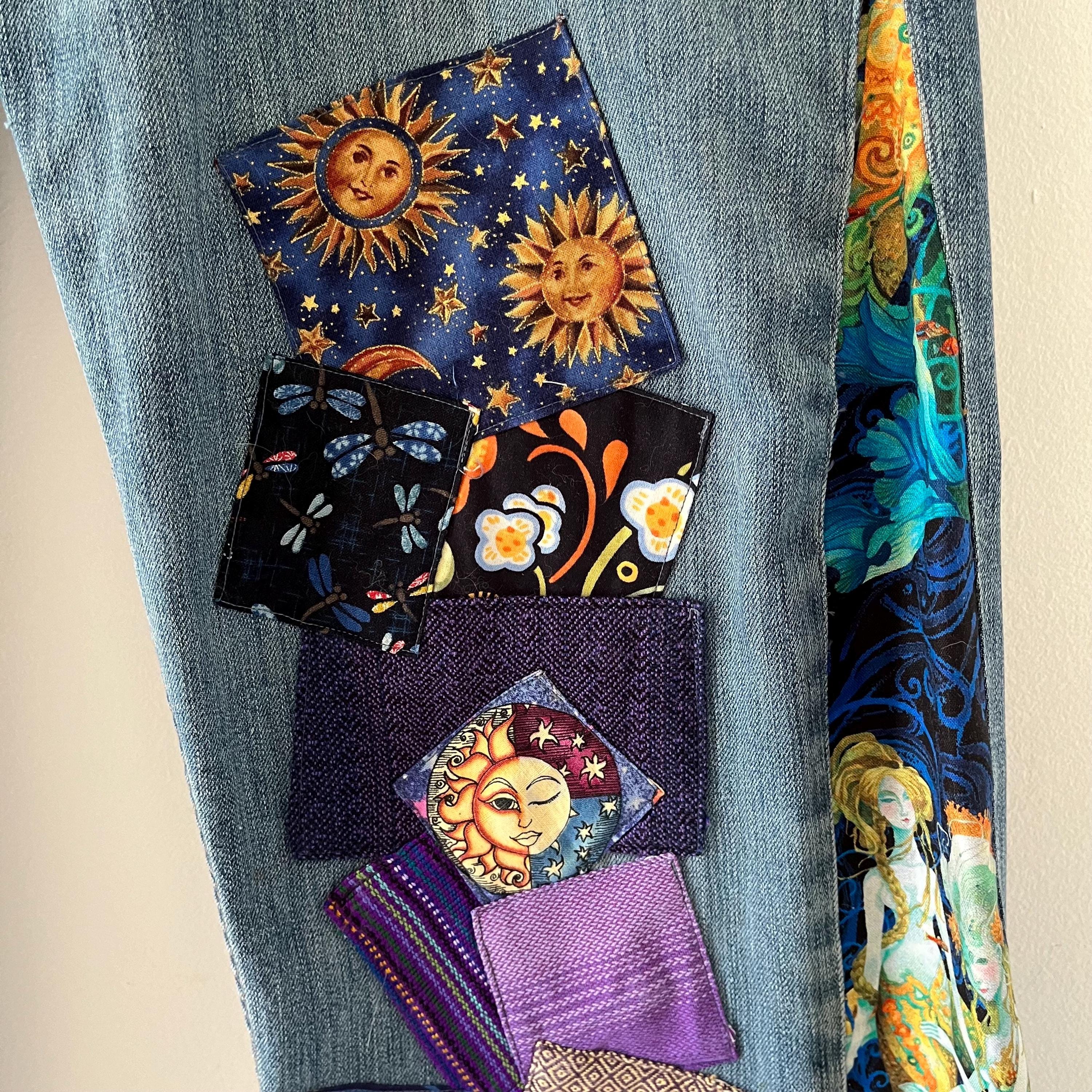 knuth marf　twobuckles patchwork denim XS twobuckles patchwork denim(unisex)/3color | KNUTH MARF