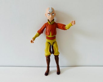 Vintage Avatar the Last Airbender Aang 5.5" Mattel Action Figure Avatar