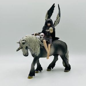 Schleich Bilara n°70476, elfe de l&#39;ombre bayala à la retraite, figurines fantastiques licorne, jouets en plastique mythiques, animaux elfes