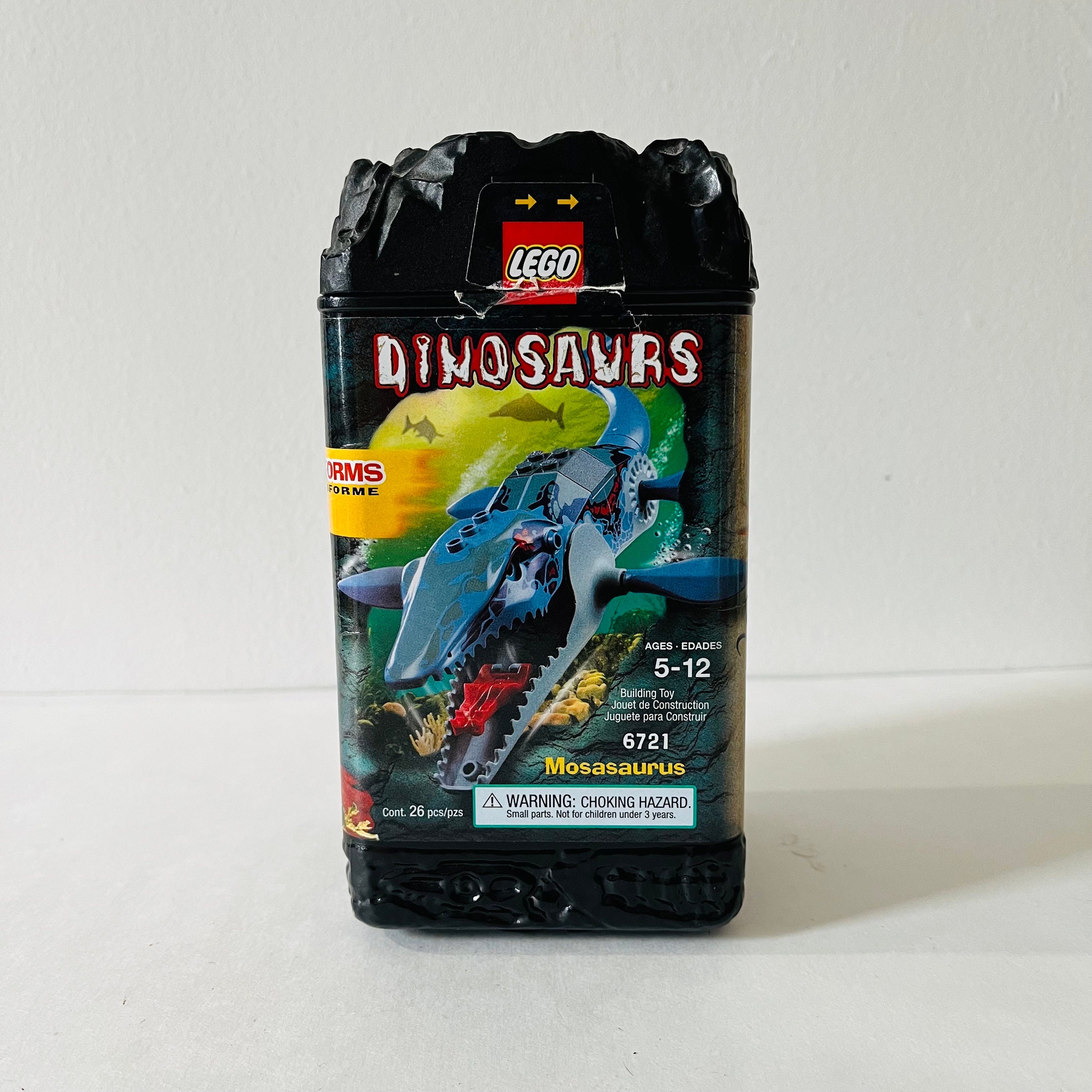 Vintage Original Lego Dinos 6721 Mosasaurus Dinosaurs Pieces Building Block Lego in Original Box Etsy Canada