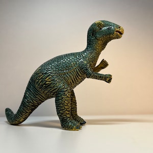 Vintage 1994 Iguanodon Figure/Dinosaur Plastic Dinosaur Toy Retro Dino Imaginary Play