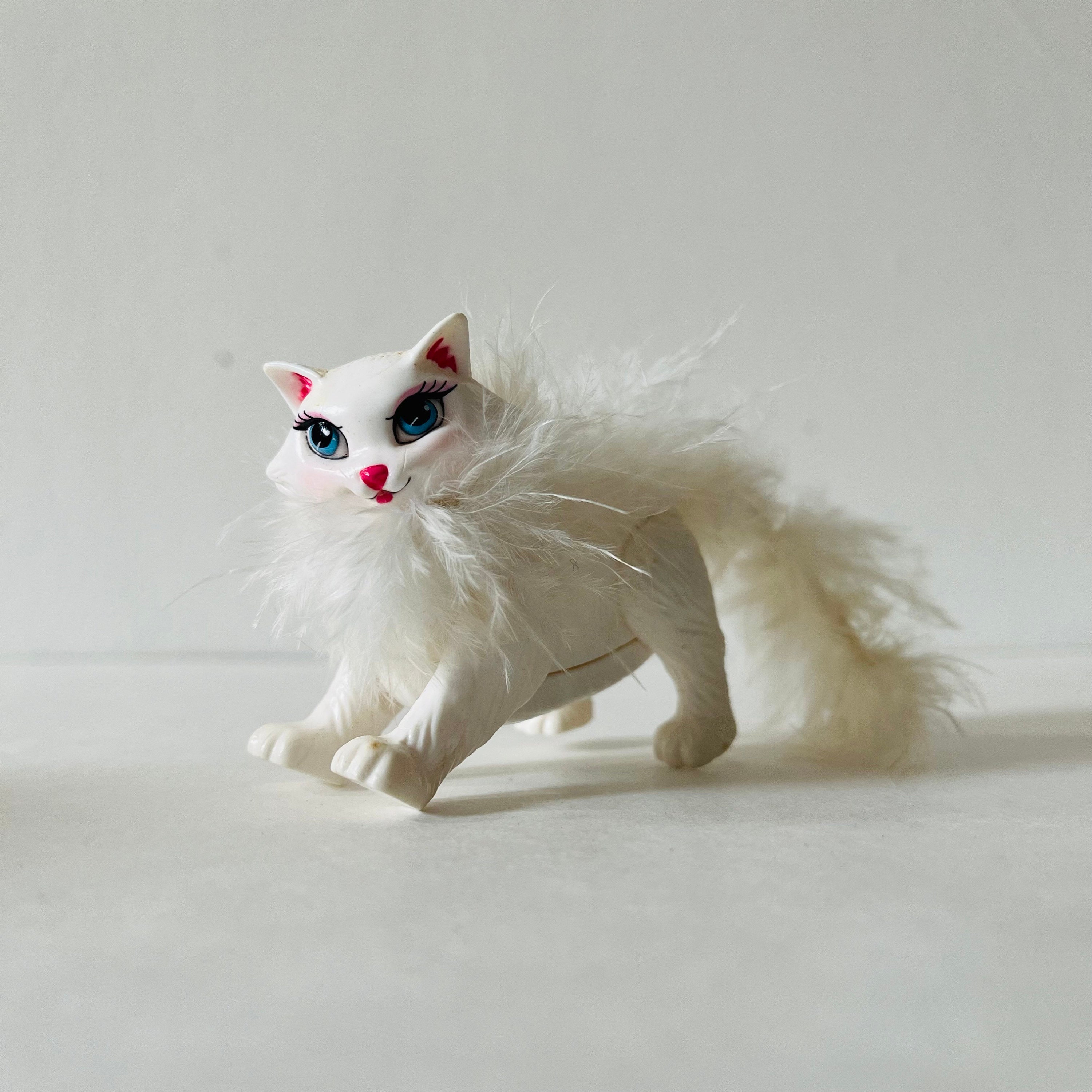 Vintage Barbie's Posh Pets gato persa plástico juguete animal