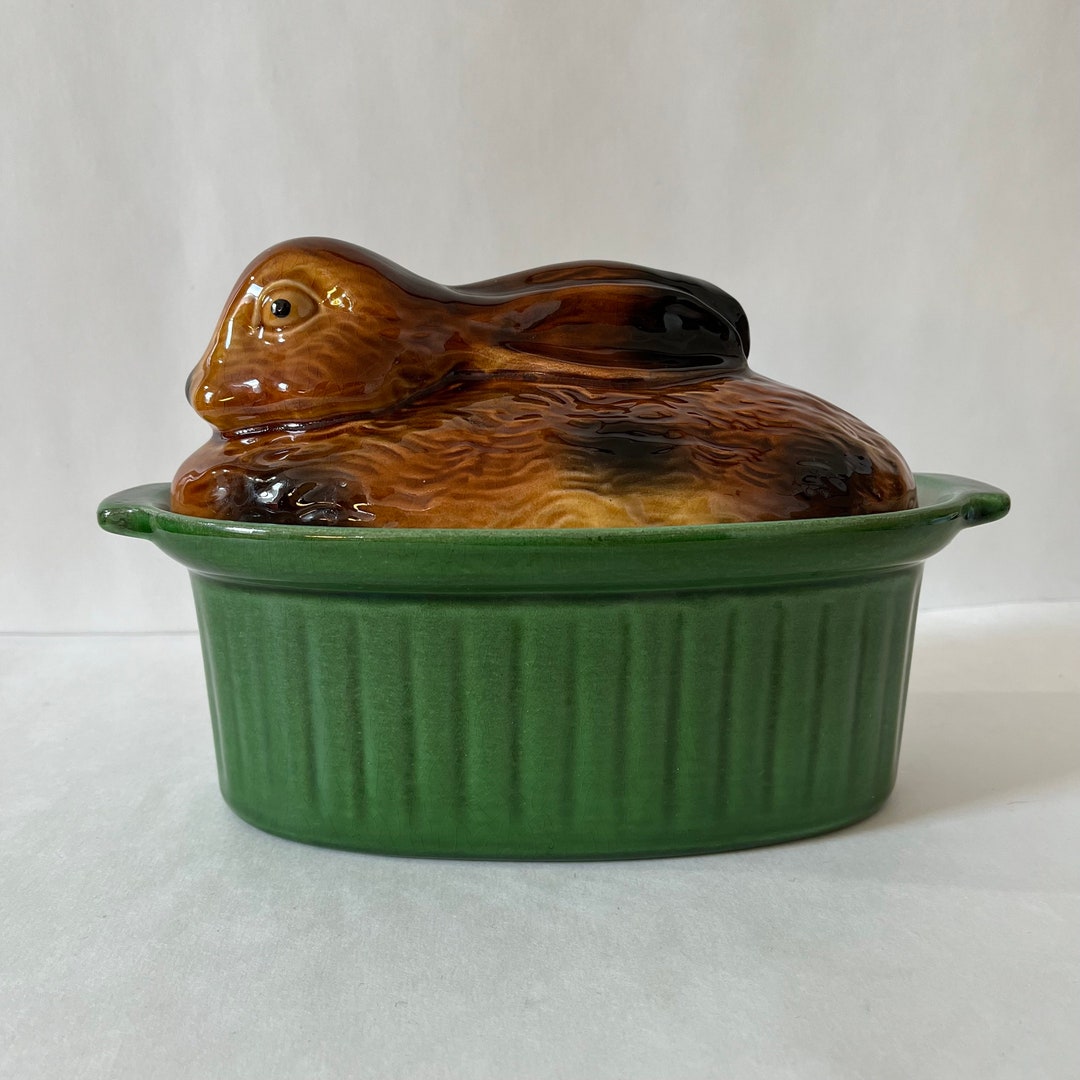 Vintage 1960s Hand Painted Casserole Dish With Lid by FOURMAINTRAUX Et ...