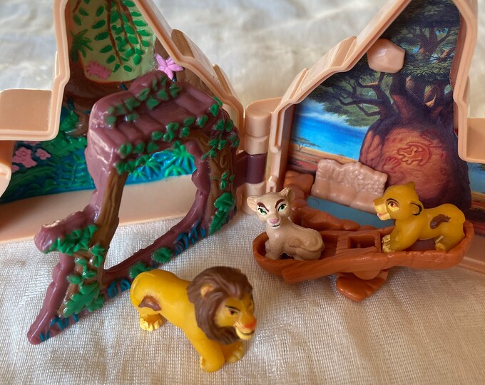 Lion King Mufasa Simba Nala Vintage Bluebird Mattel Polly Pocket Disney ...