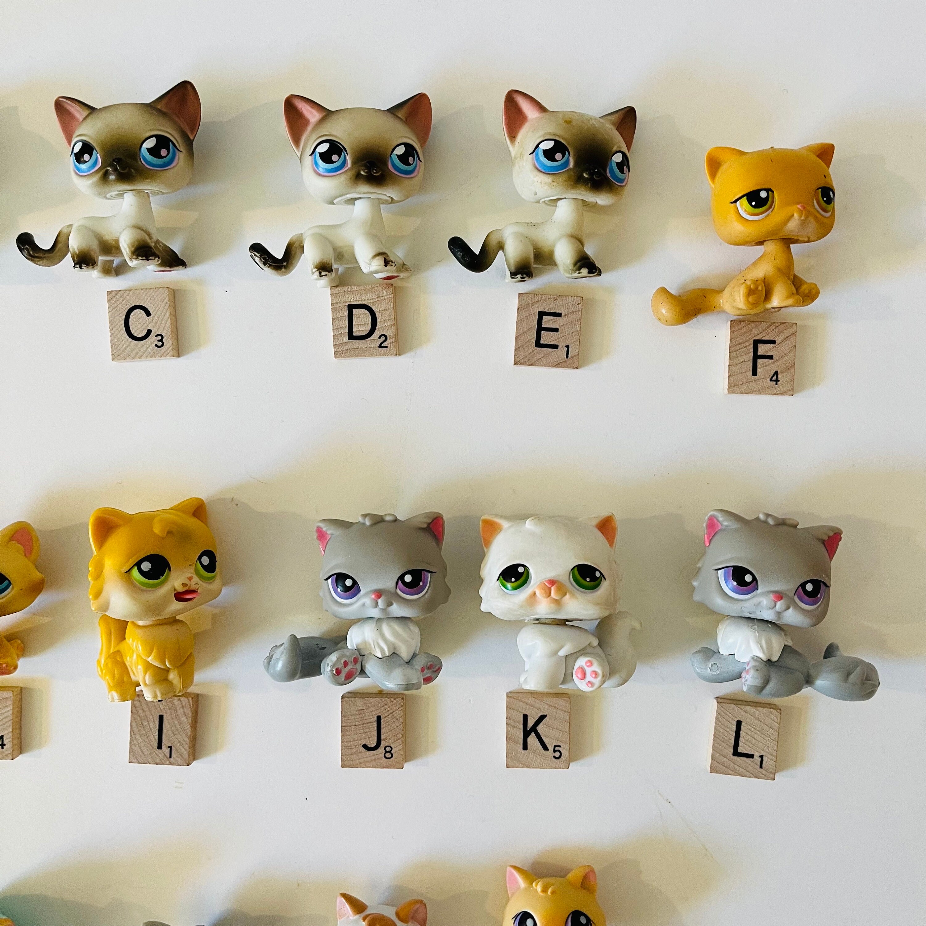 Rare Retired Hard to Find Littlest Pet Shop LPS Figures Cats and Kittens Siamese Persian Licking Cat Etsy