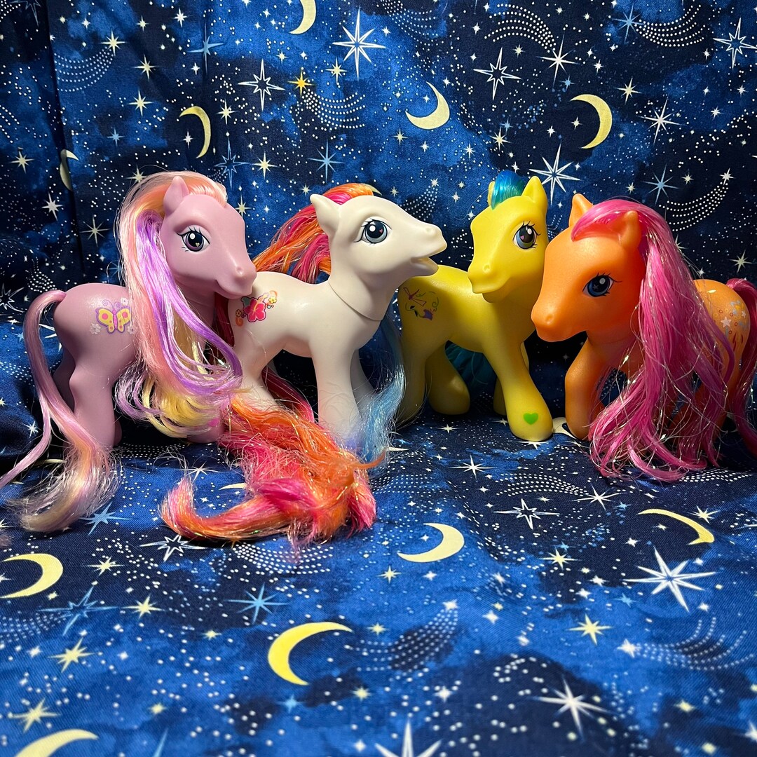 My Little Pony G3 Meadowbrook Fluttershy II Aloha Pearl Sparkleworks MLP Ponies Vintage Hasbro