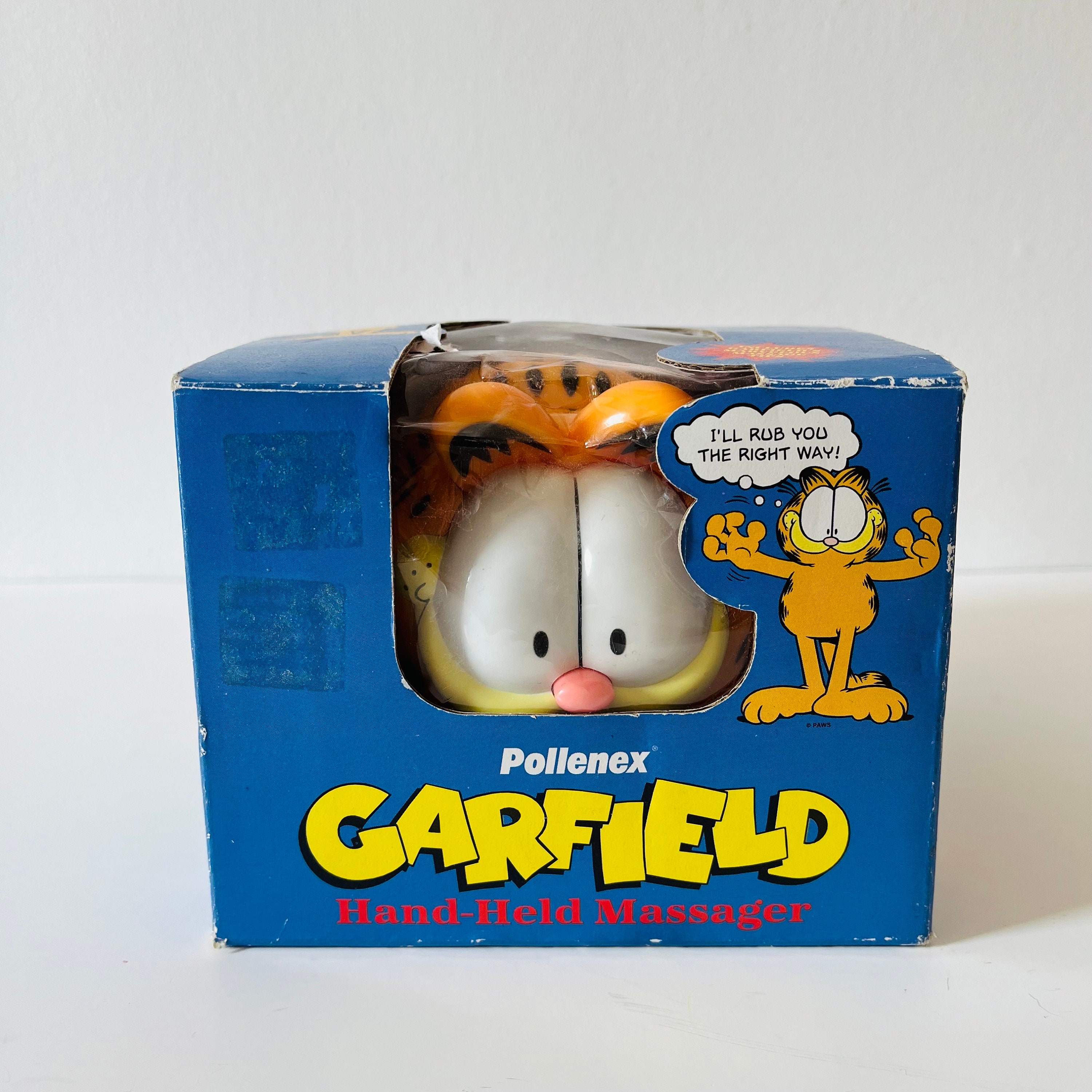 Vintage Garfield Hand Held Massager by Pollenex W/ Instructions