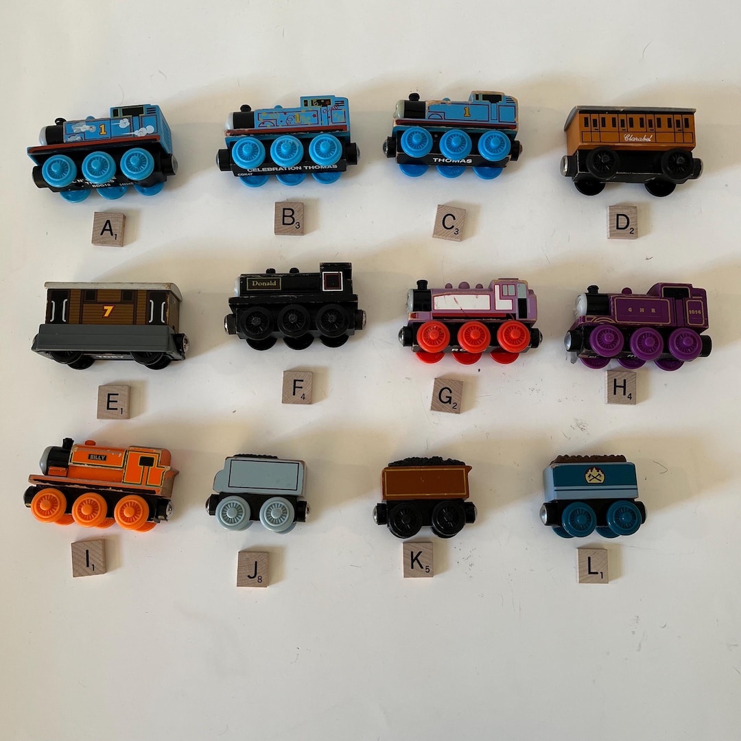Vintage Thomas the Train Wooden Train Wooden Railway Toy Trains ...