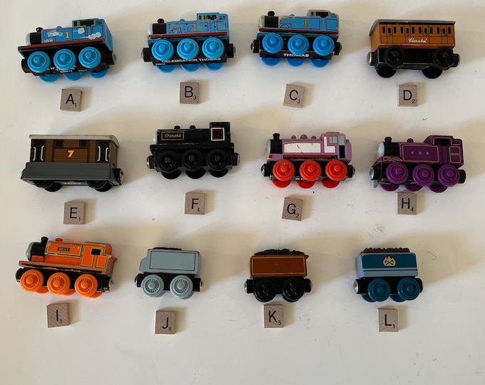 Vintage Thomas the Train Wooden Train Wooden Railway Toy Trains ...