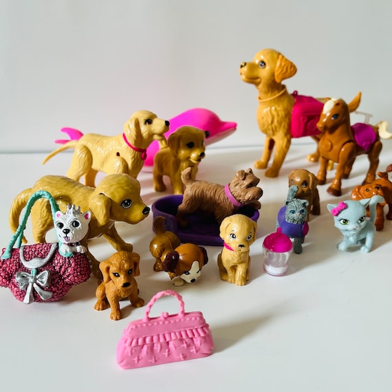 Barbie dog sales with puppies