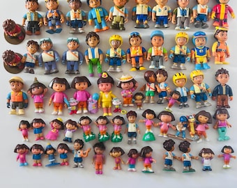 Sweet Dora the Explorer Lot of PVC Plastic Figurines Perfect for a