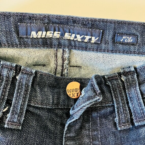 Vintage Y2K Miss Sixty Low Rise Bottom Zip Jeans … - image 2