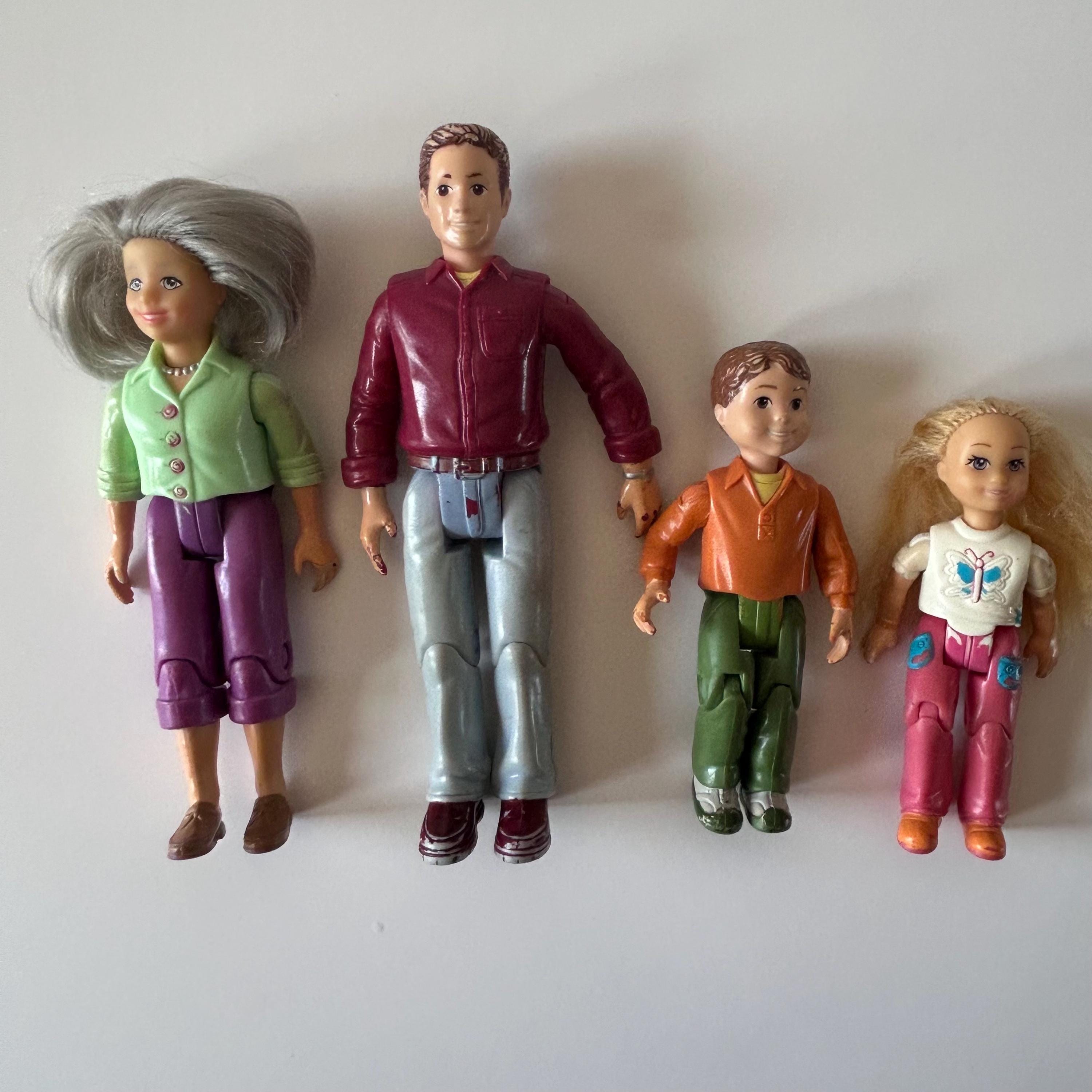 Vintage 2000's FISHER PRICE Loving Family Dollhouse Mother Father